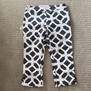 Tommy Hilfiger Black and White Stretch Pants